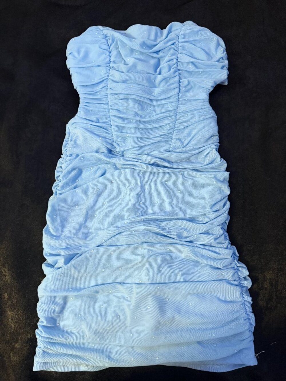 SHEIN Light Blue Cut Out Mini Dress
